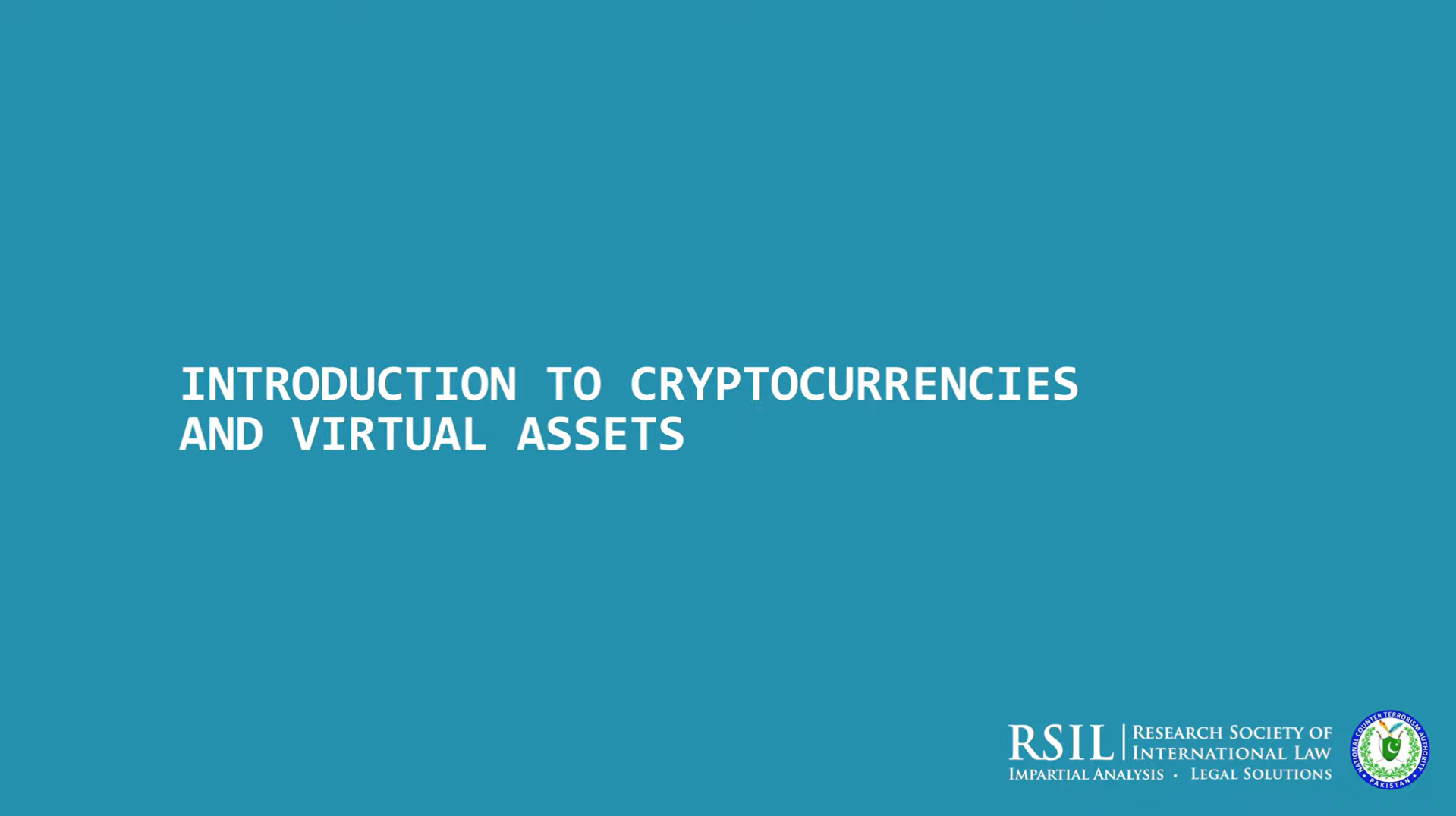 Introduction Cryptocurrencies and Virtual Assets